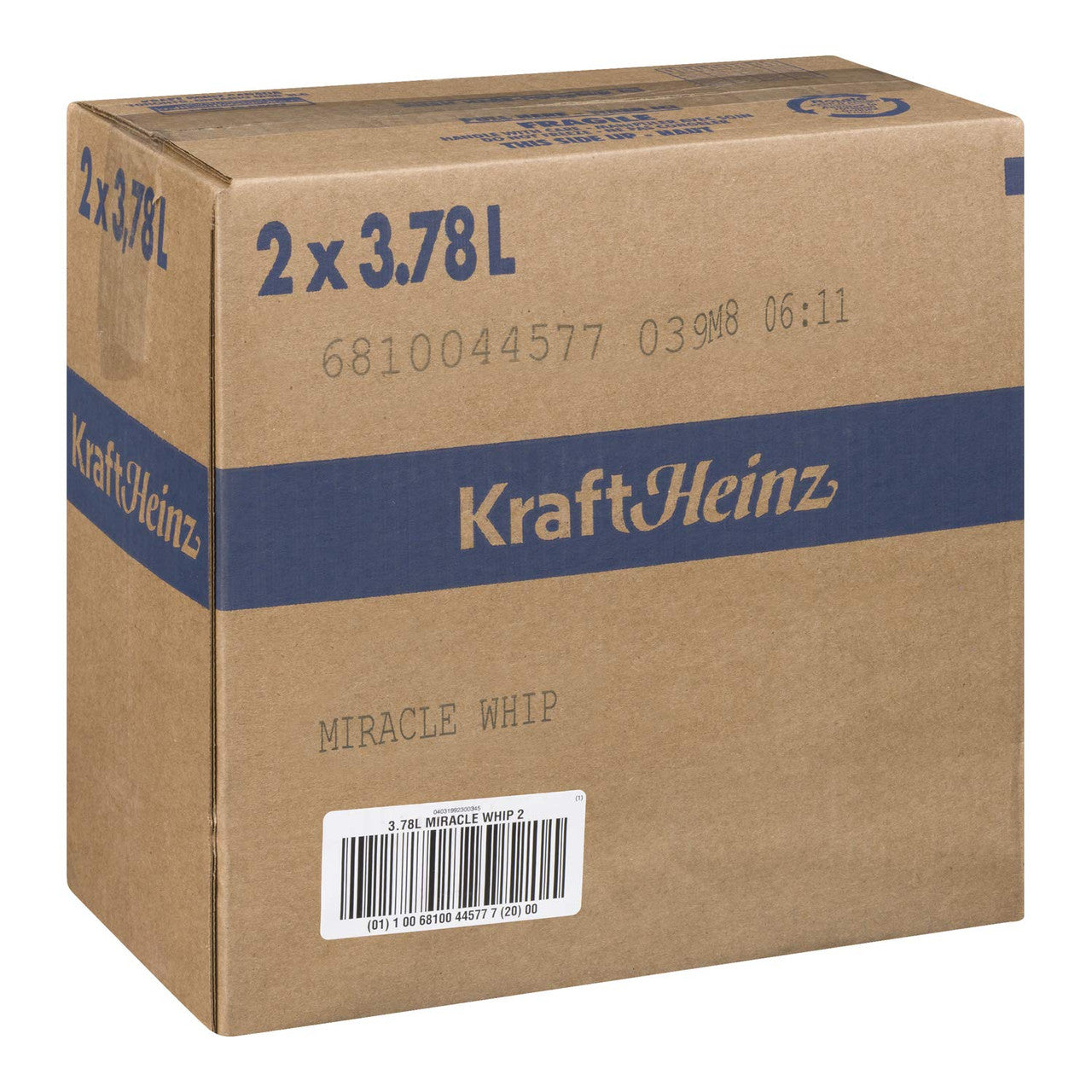 Kraft Miracle Whip Jugs, 3.78L/1 Gallon per Jug (2pk), {Imported from Canada}